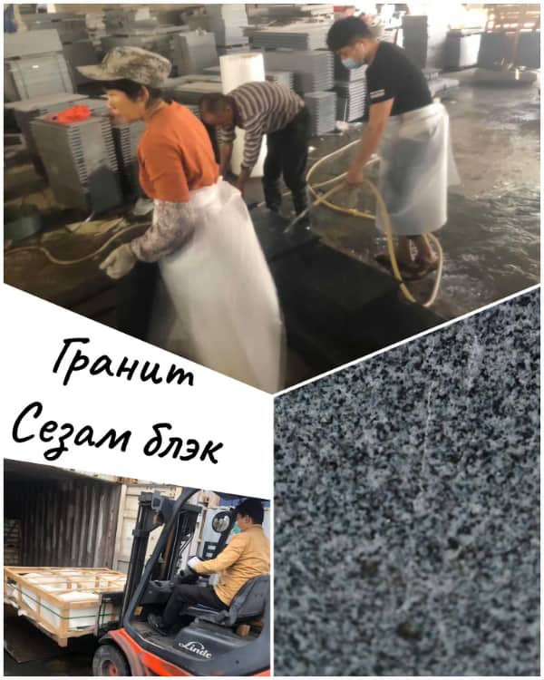 Гранит Sesame Black G654